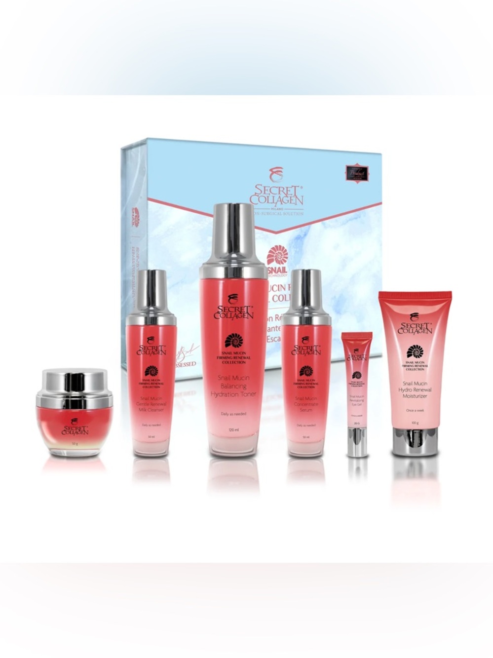 NEW✨Secret Collagen Snail Mucin Firming Renewal Collection